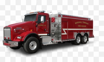 Download Water Tanker Fire Truck - With Transparent Background Emoji