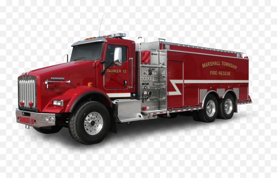 Download Water Tanker Fire Truck - Fire Tanker With Transparent Background Emoji,Fire Truck Emoji