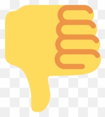 Twemoji12 1f44e - Discord Thumbs Down Emoji,Memo Emoji