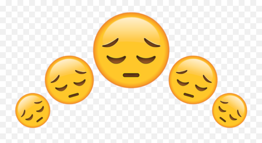 Emoji Crown Cringe Sad Triste Rodsquare - Smiley,Cringe Emoji