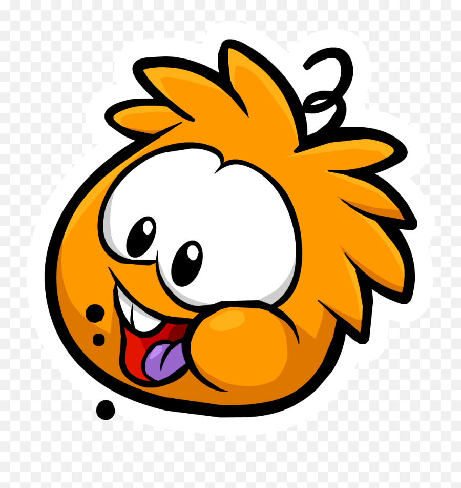 Orange Puffle Pin Club Penguin Memes Club Penguin Penguins - Orange Puffle Pin Club Penguin Emoji,Unicycle Emoji