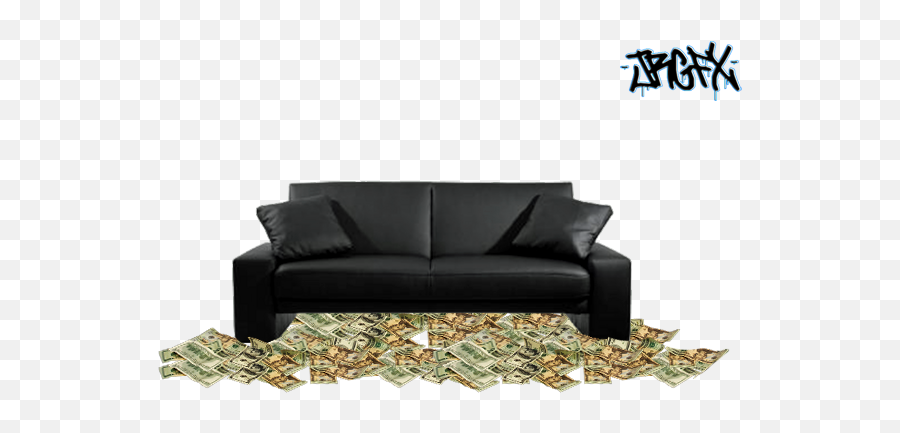 Money Couch Psd Official Psds - Black Leather Sofa Emoji,Couch Emoji