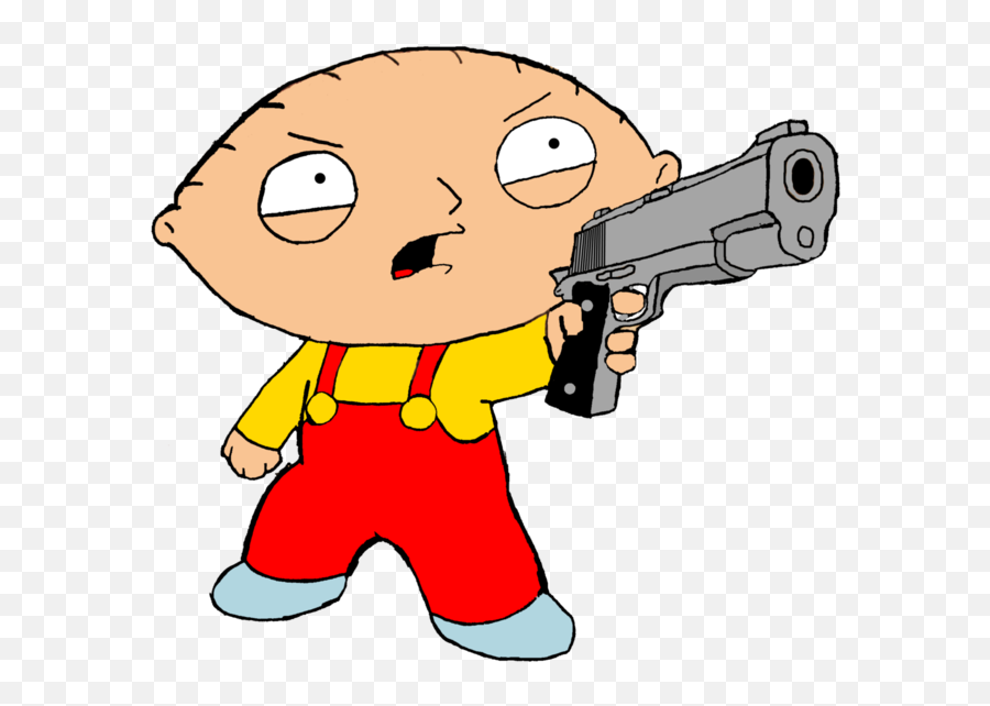 Stewie Gun Png Official Psds - Cartoon Characters Family Guy Emoji,Gun Emoji Png