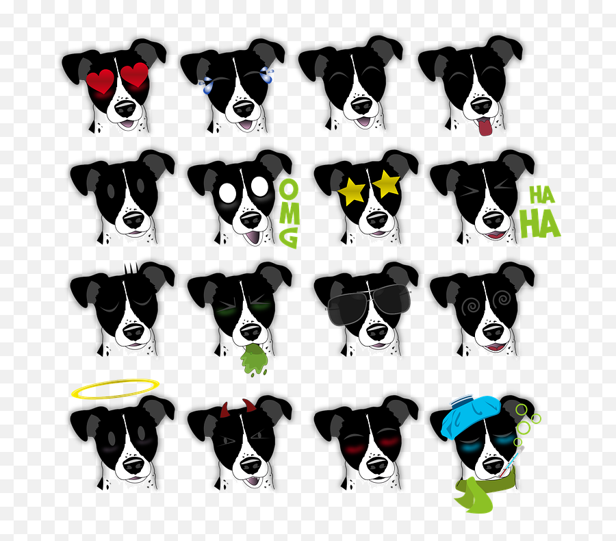 Dog Emojis Hund - Kostenlose Vektorgrafik Auf Pixabay Dot,Boston Emoji