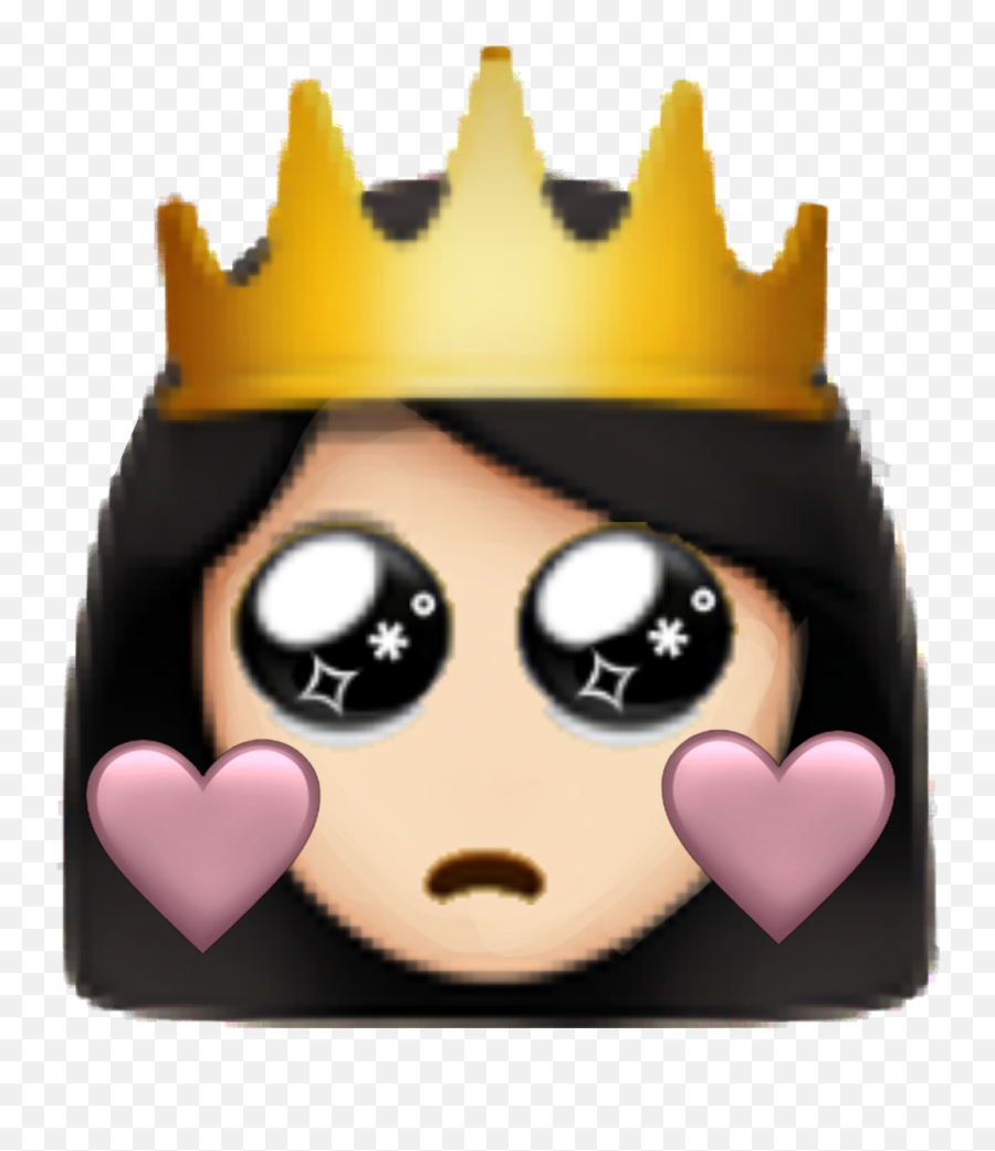 Milukyun Iphone Iphoneemoji Emoji Emojis Princess Girl - Heart,Princess Emoji