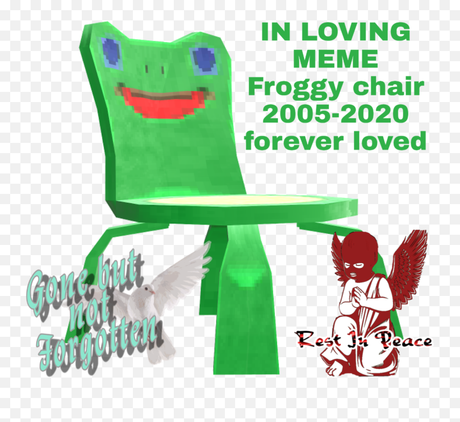 Froggychair Animalcrossing Sticker By Lewdcina - Fairy Emoji,Rest In Peace Emoji
