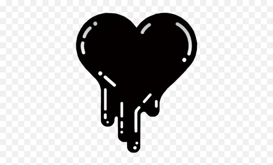Black Aesthetic Heart Blackheart Emoji - Rome Danger Mouse And Daniele Luppi Album,Silhouette Emoji