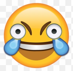 Open Eye Laughing Crying Emoji Hd - Tears Of Joy Png
