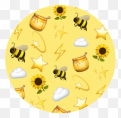 Bee Honey Star Cloud Lighting Yellow - Emoji,Honey Bee Emoji