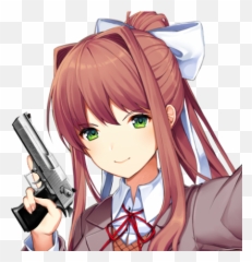 Monikaguns - Monika Ddlc Emoji,Water Gun Emoji