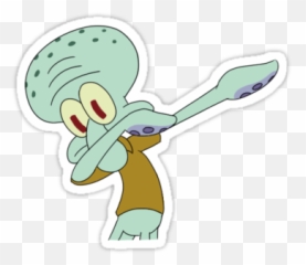 Transparent Emotes Bttv - Squidward Dabbing Emoji