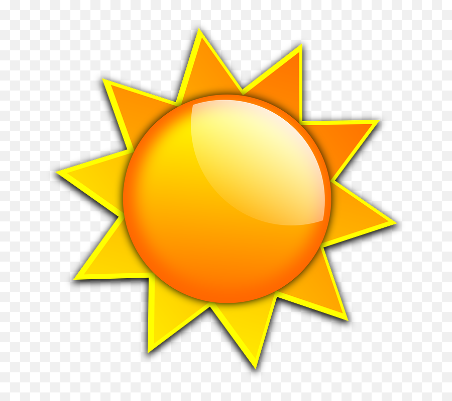 Free Rays Sun Vectors - Cartoon Sun Emoji,Wide Eyes Emoticon