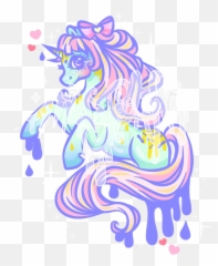 Melty Sprinkle Unicorn - Illustration Emoji,Horse Arm Emoji