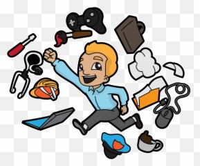 Career Change Excitement Cartoon - Emoji