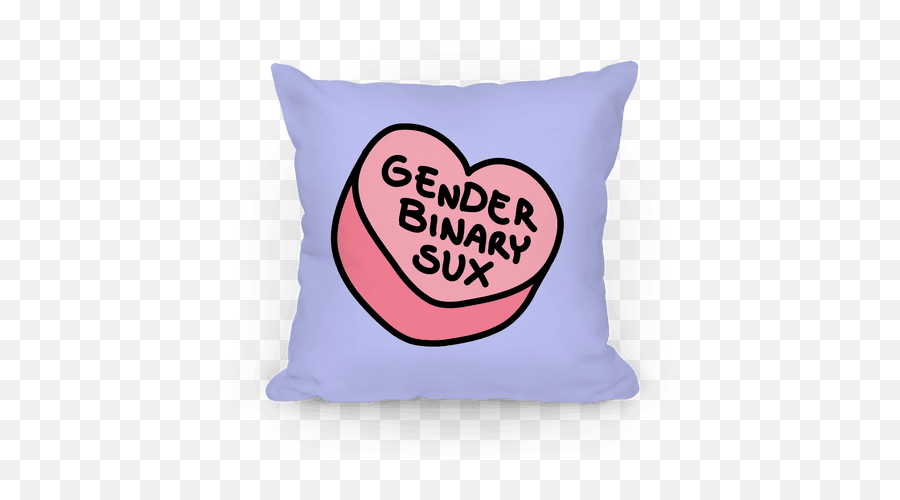 Conversation Hearts Pillows - Cushion Emoji,Purple Heart Emoji Pillow