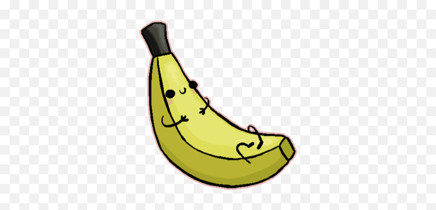 Top Swollow Banana Stickers For Android - Animated Banana Gif Transparent Emoji,Banana Emoji Transparent