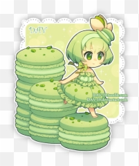 Macaroon Drawing Chibi Transparent - Macaron Emoji
