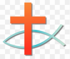 Christianity Symbols Cross Ichthys - Symbol Of Christianity Protestant Emoji,Religious Emoji
