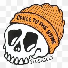 Slushcultslushiecultskateboardstickersk - Chill To The Bone Emoji,Slushie Emoji