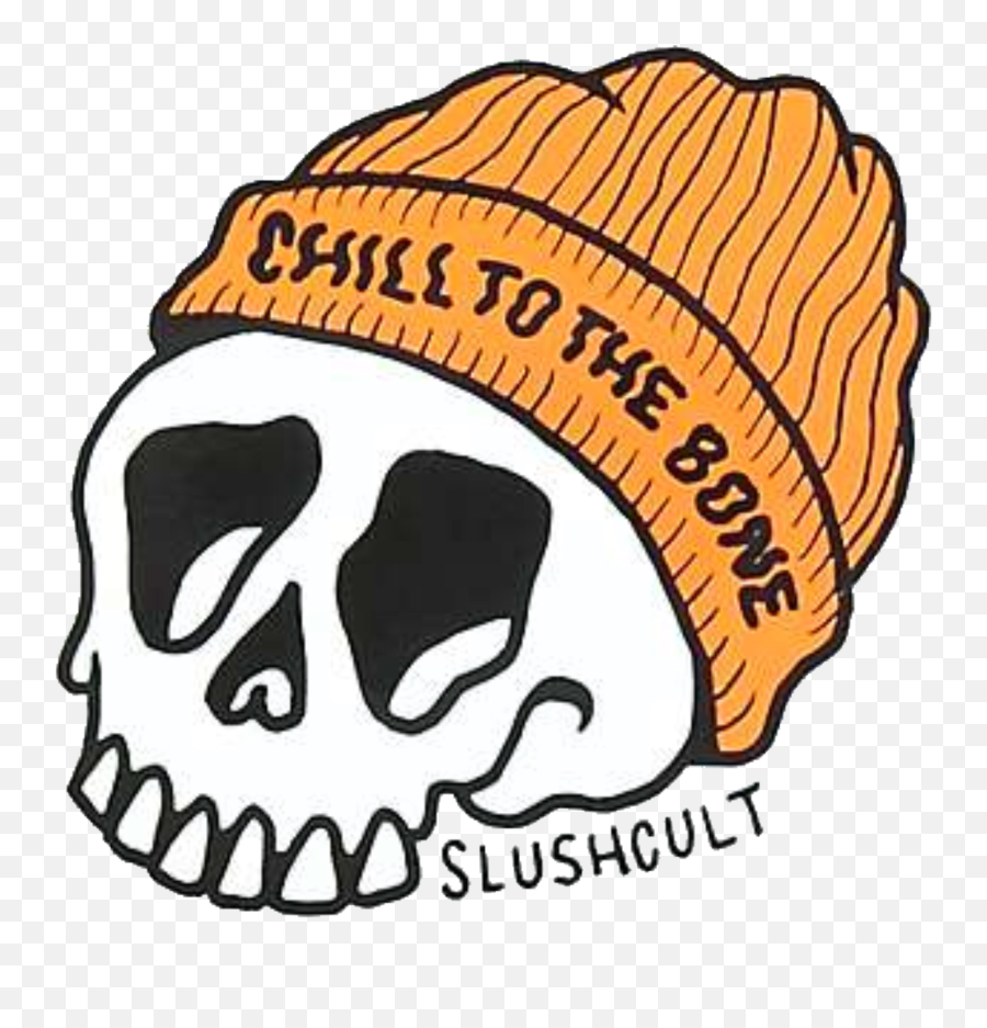 Slushcultslushiecultskateboardstickersk - Chill To The Bone Emoji,Slushie Emoji