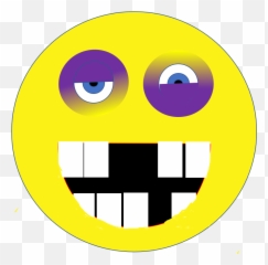 Black Eye Emoji - Smiley