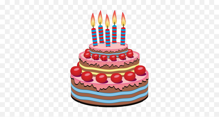 Happy Birthday - Birthday Cake Vector Emoji,Happy Birthday Emoji Song