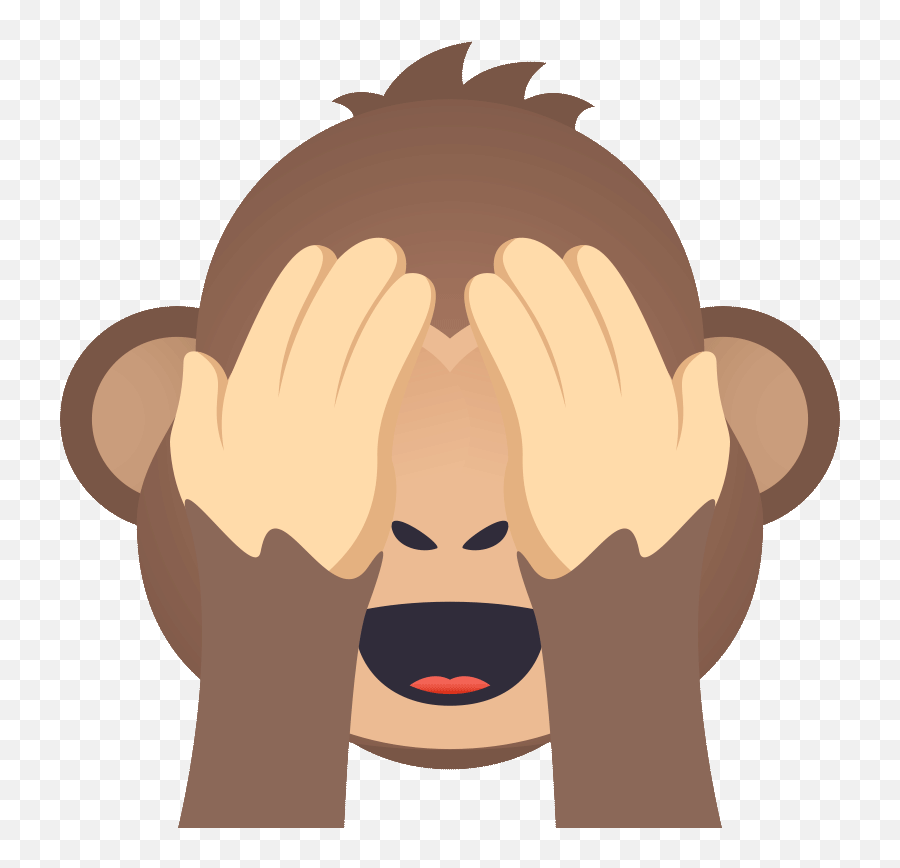 Best Of 100 Emoji Gif - See No Evil Monkey Gif,100 Emoji Meme