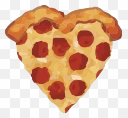 Pizza Png Heart Cute 90rainy Image Transparent - Emoji