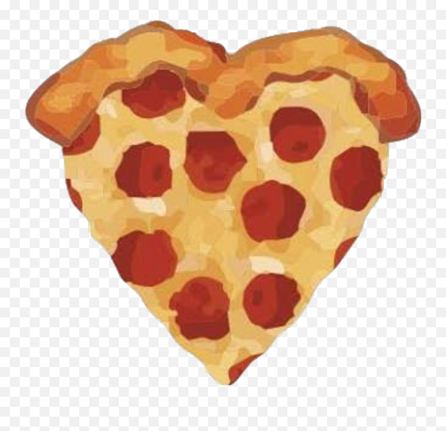 Pizza Png Heart Cute 90rainy Image Transparent - Heart Pizza Png Emoji,Pizza Emoji Png