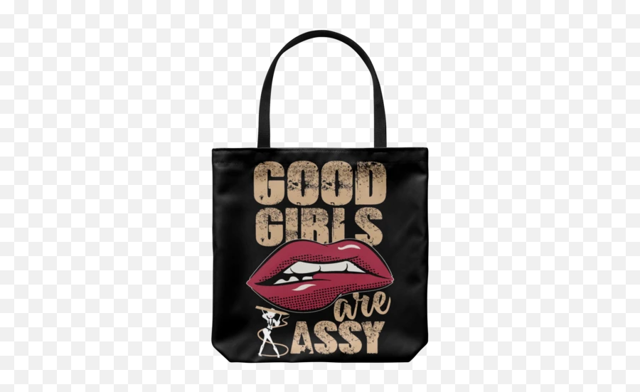 Sassy Chick Unique Tote Bags Design - Tote Bag Emoji,Girl Lipstick Arrow Purse Emoji