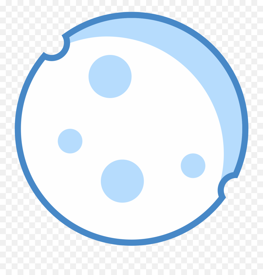 Full Moon Icon - Material Design Moon Icon Clipart Full Circle Emoji,Moon Emojis