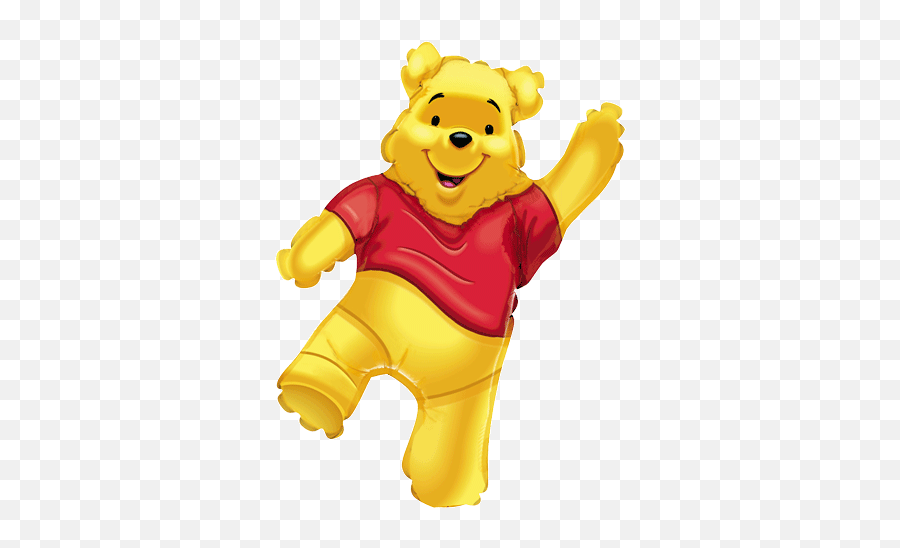 Full Body Shape Mylar Foil Balloon - Winnie The Pooh Full Body Emoji,Kirby Thinking Emoji
