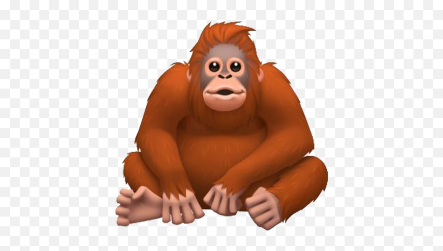 Emoji Emojistickers Freetoedit - Orangutan Emoji,Ape Emoji