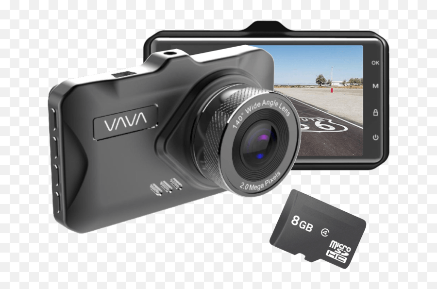 Dash Cam With Parking Monitor 8gb Sd Card - Vava Dash Cam Va Vd017 Emoji,Emoji Camera Maker