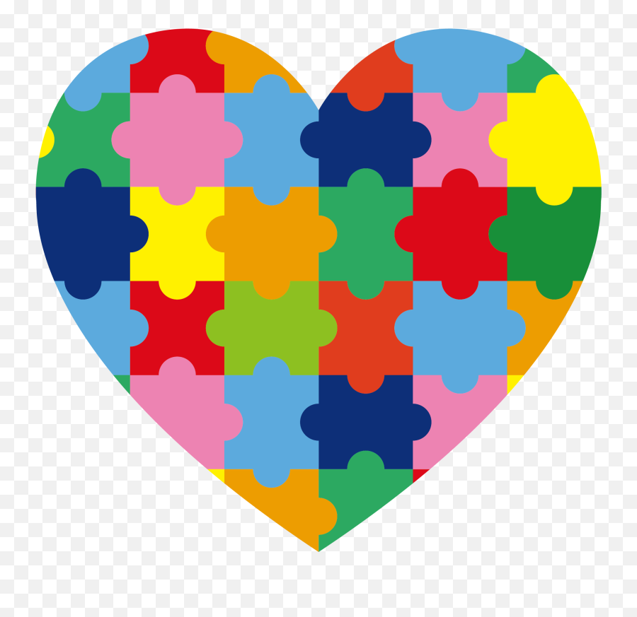 Autism Vector Heart Transparent Png - Autism Puzzle Png Emoji,Autistic Emoji