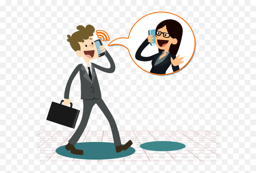 Telephone Communication Mobile Phone - Talking Phone Cartoon Phone Communication Clipart Emoji,Talking Emoji Png