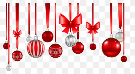 Christmas Ornament Red White Transparent Png Min - Baubles Emoji