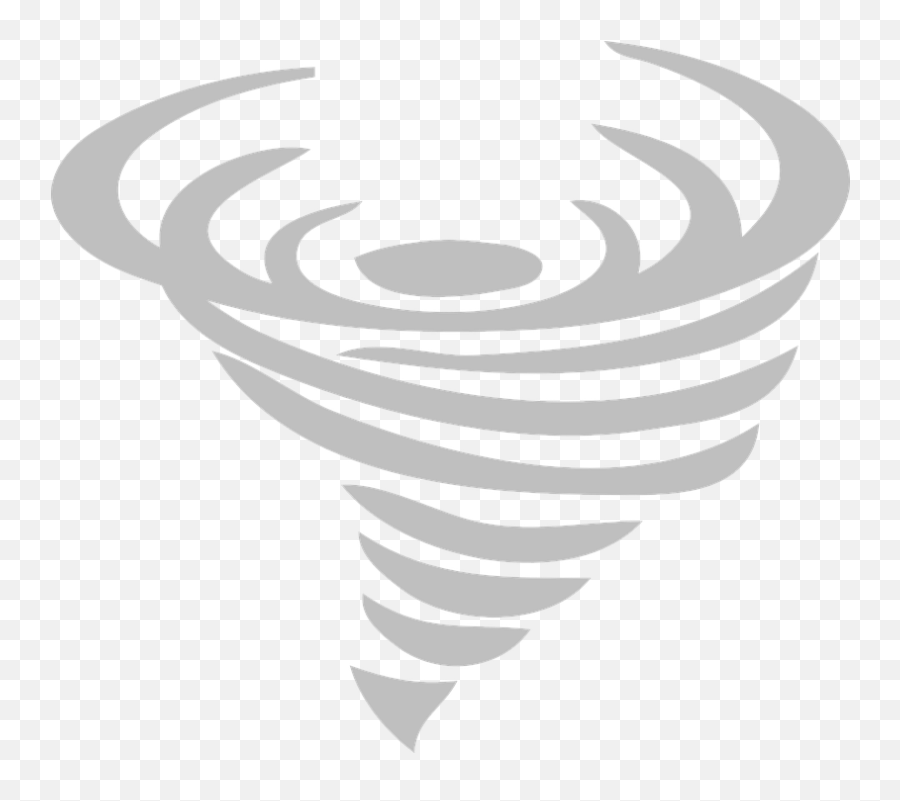 Transparent Tornado Clipart Black And White - Tornado Clip Art Emoji,Twister Emoji