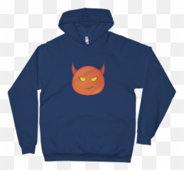 Download Expressive Red Devil Emoji Unisex Pullover Hoodie - Anti Social Demon Club
