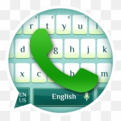Whatsapp keyboard style - Circle Emoji