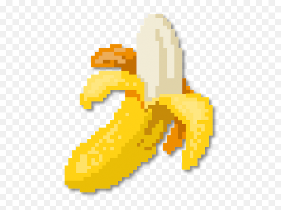 Banana Emoji - Pixel Art Movement,Banana Emoji