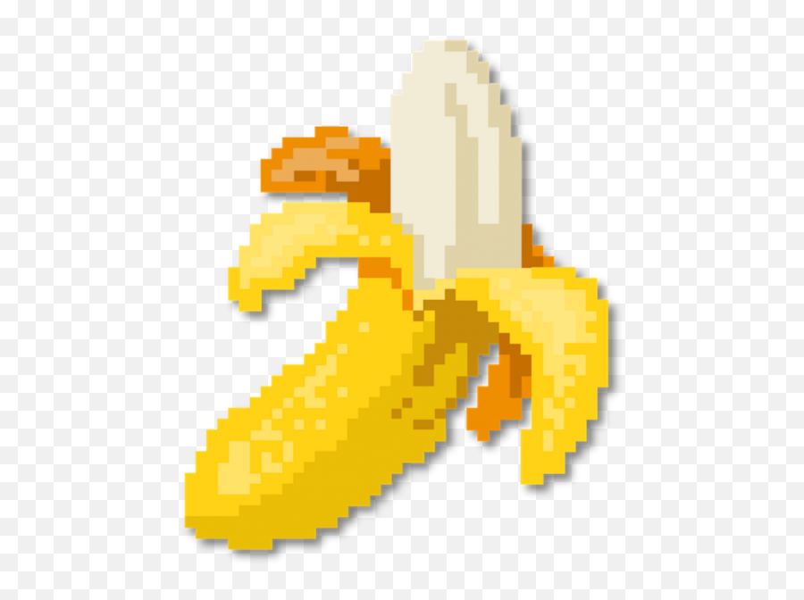 Banana Emoji - Pixel Art Movement,Banana Emoji - free transparent emoji ...