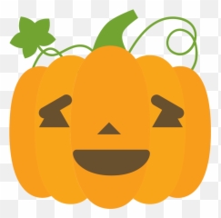 Free Emoji Pumpkin Relieved Png With - Pumpkins