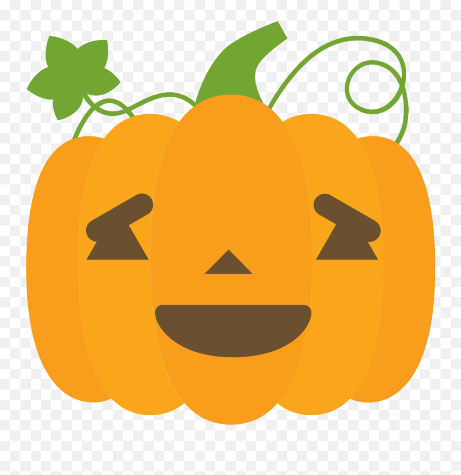 Free Emoji Pumpkin Relieved Png With - Emoji Pumpkins,Relieved Emoji