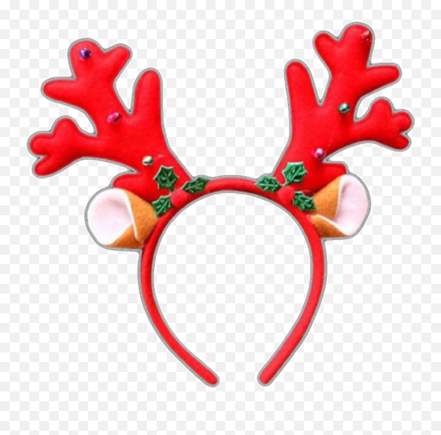 Reindeer Christmasmakeup Christmas Xmas Sticker By - Diadema De Reno Navideño Emoji,Reindeer Emoji