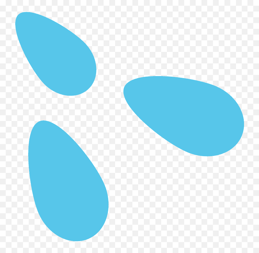 Sweat Droplets Emoji Clipart - Dot,Droplet Emoji