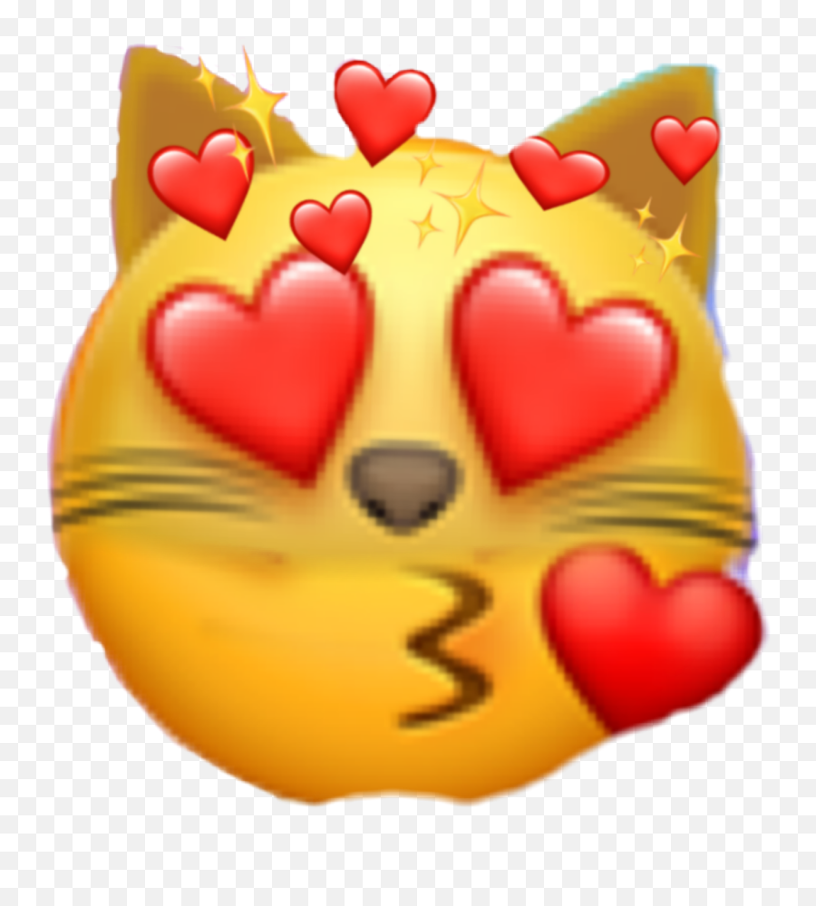 Ojos De Corazones Sticker - Emojis Ios 13 Png,Emoji Ojos De Corazon