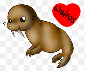 Chibi Walrus - Chibi Walrus Emoji,Walrus Emoji