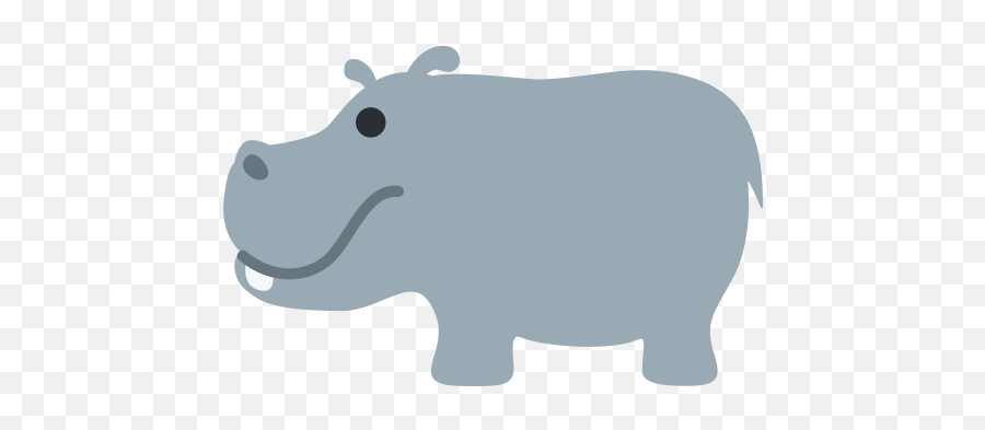 Hippopotamus Emoji Meaning With Pictures - Hippo Emoji Png,Raccoon Emoji
