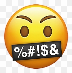 Emoji Emojisticker Sticker Stickers - Swearing Emoji,Censored Emoji